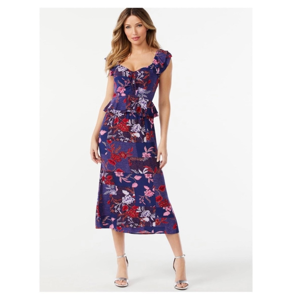 NWT Floral Sofia Vergara Dress